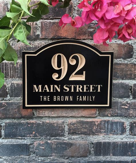 house signs and plaques personalized